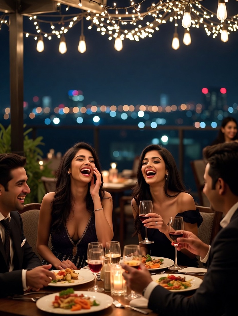 Rooftop dinner experience